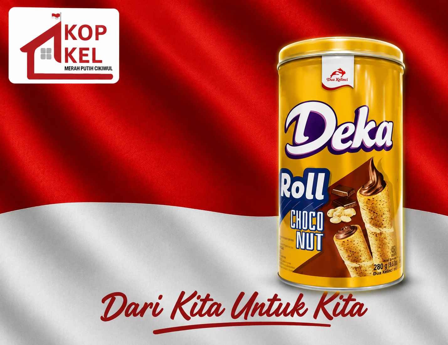 DEKA WAFER ROLL KALENG