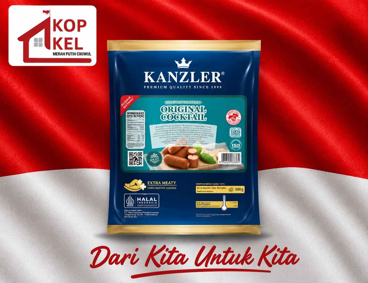 KANZLER ORIGINAL BEEF COCKTAIL 250G