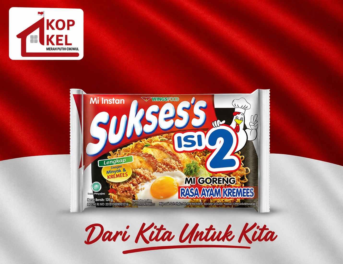 SUKSES MIE GORENG AYAM KREMES ISI 2