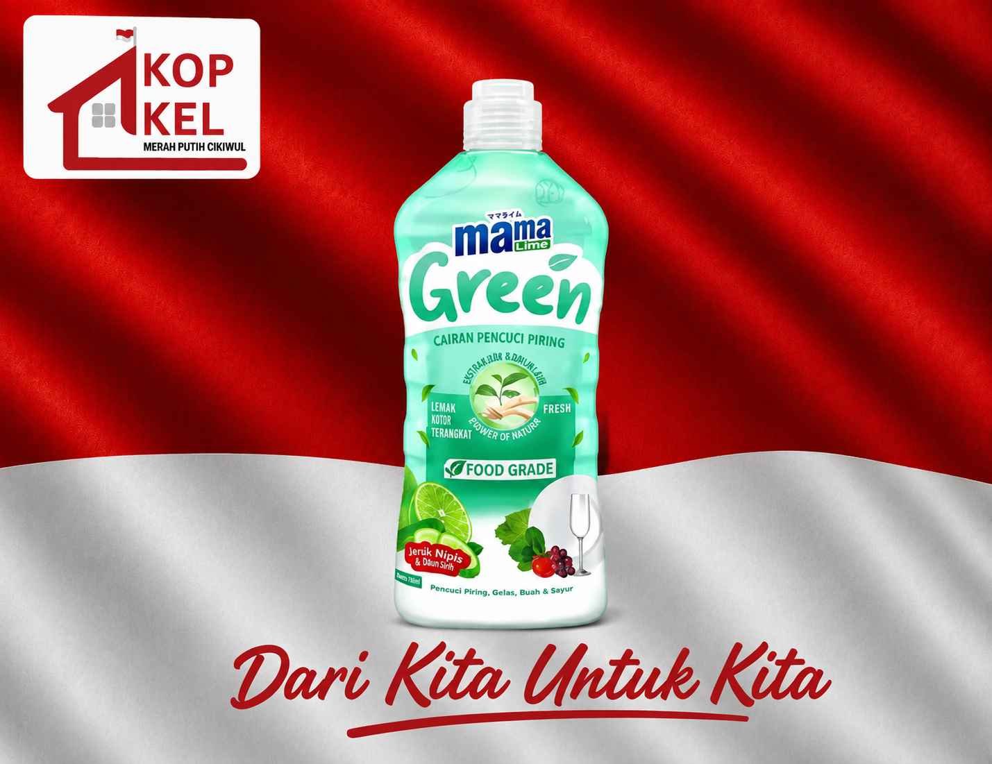 MAMA LIME GREEN BOTOL 690G