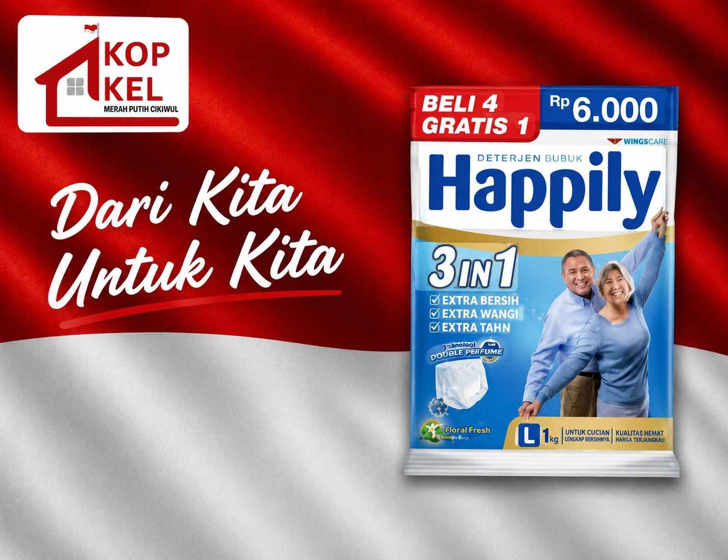 HAPPILY 3IN1 L