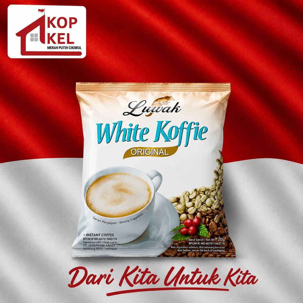 KOPI LUWAK WHITE KOPI ORIGINAL 20g/PCS