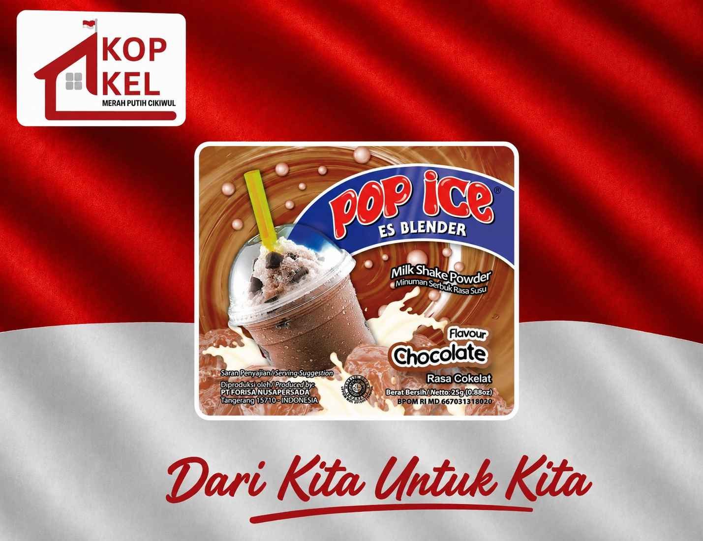 POP ICE COKLAT