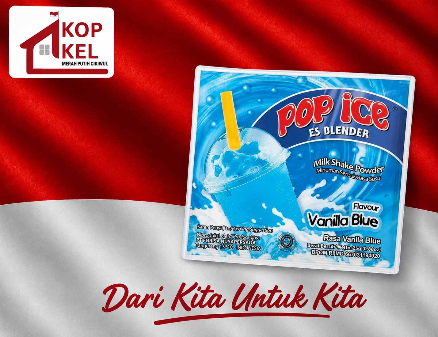 POP ICE VANILLA BLUE