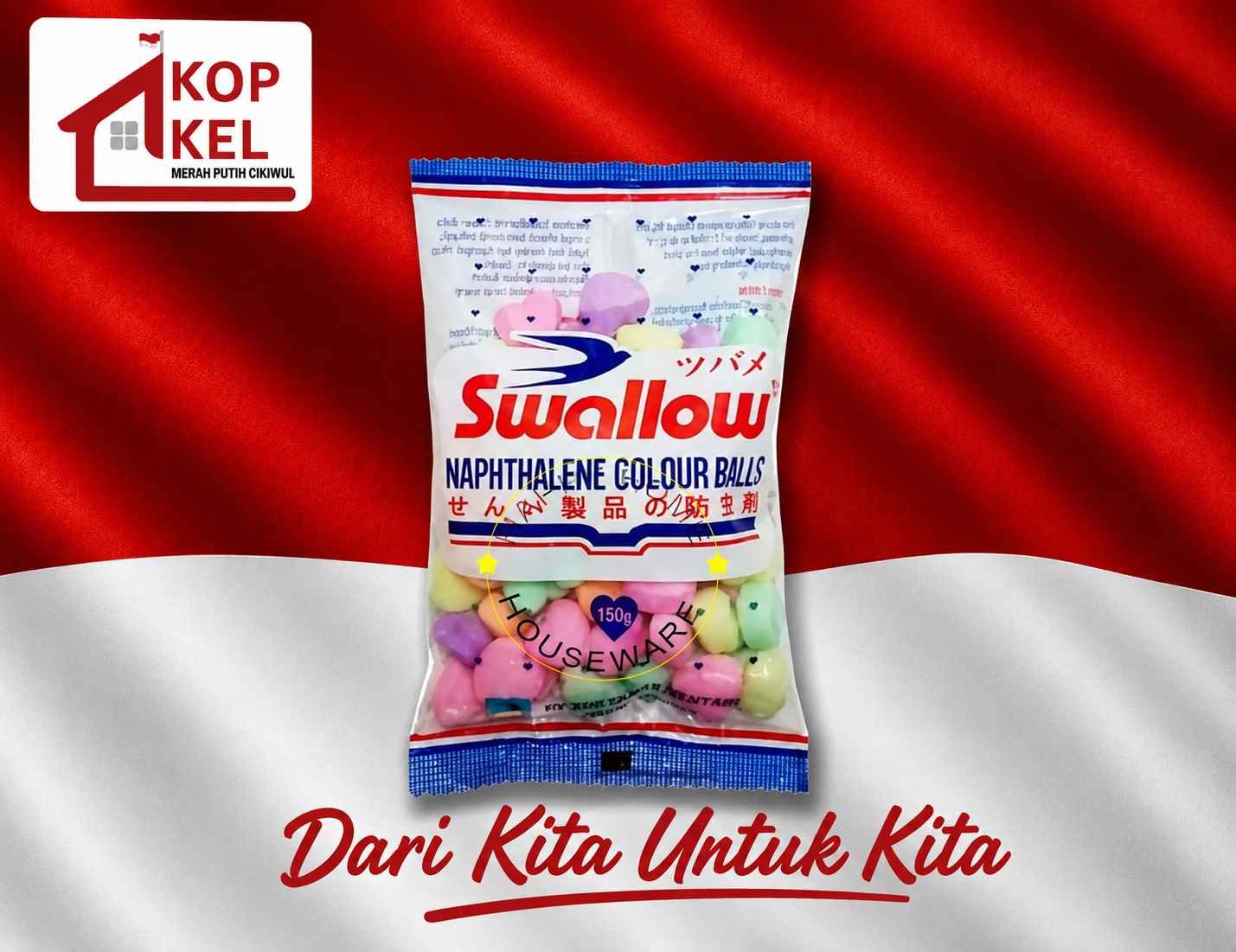SWALLOW TOILET COLLOR 150G