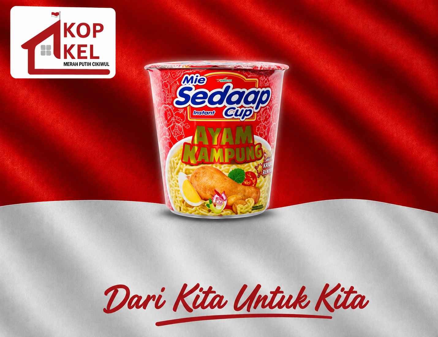MIE SEDAP CUP AYAM NAMPOL