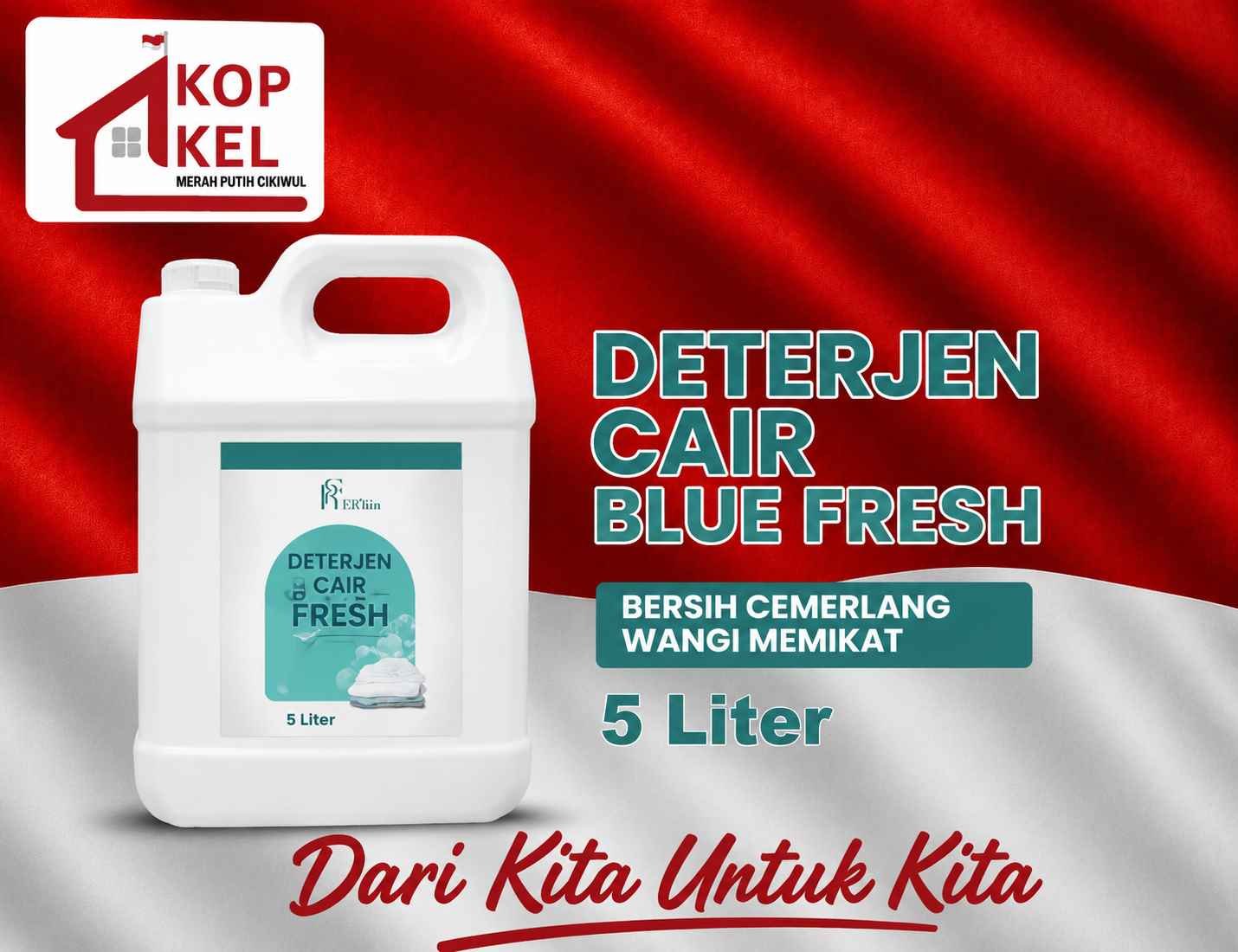 ERFIIN DETERJEN LIQUID 5L