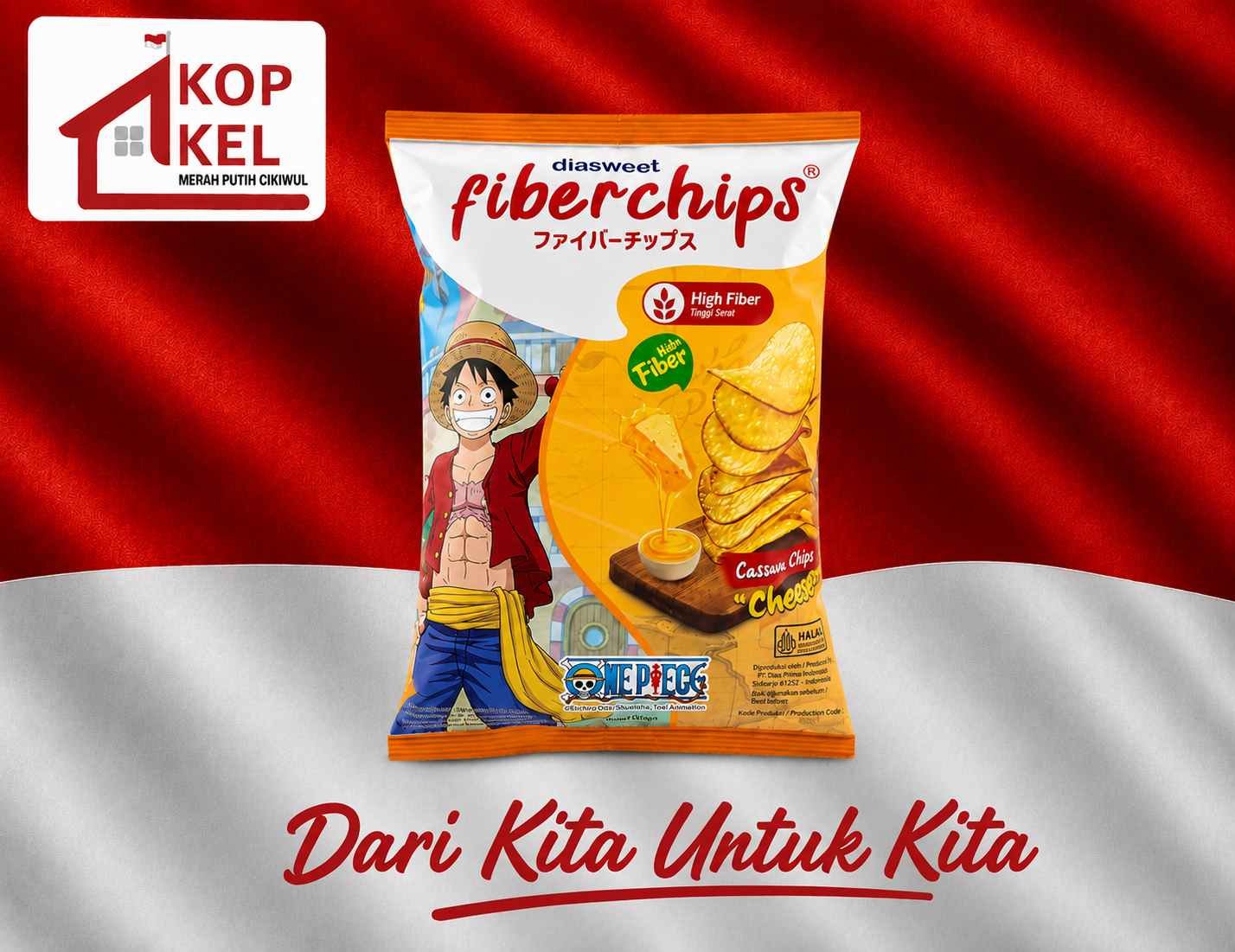 DIASWET FIBER CHIPS KEJU