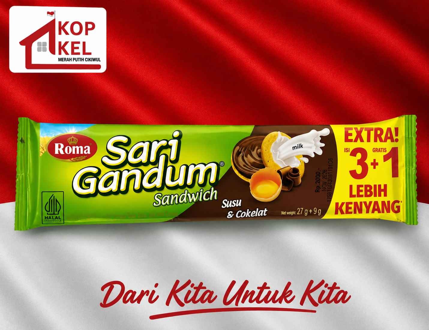 SARIGANDUM SUSU & COKELAT-27+9G