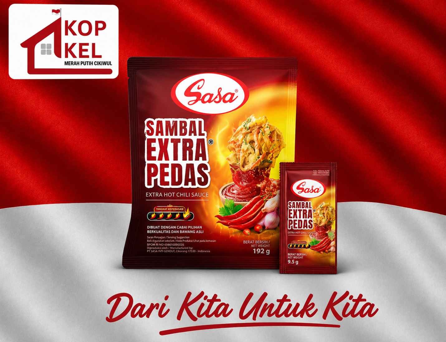 SASA SAMBAL EXTRA PEDAS 8G