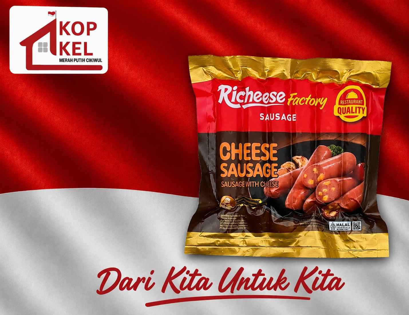 RICHEESE CHEESE SAUSAGE 360G