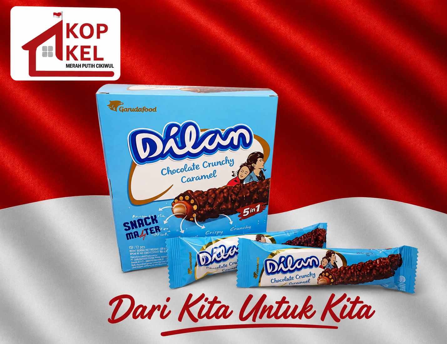 DILAN CHOCHOLATE CRUNCHY CARAMEL 23G