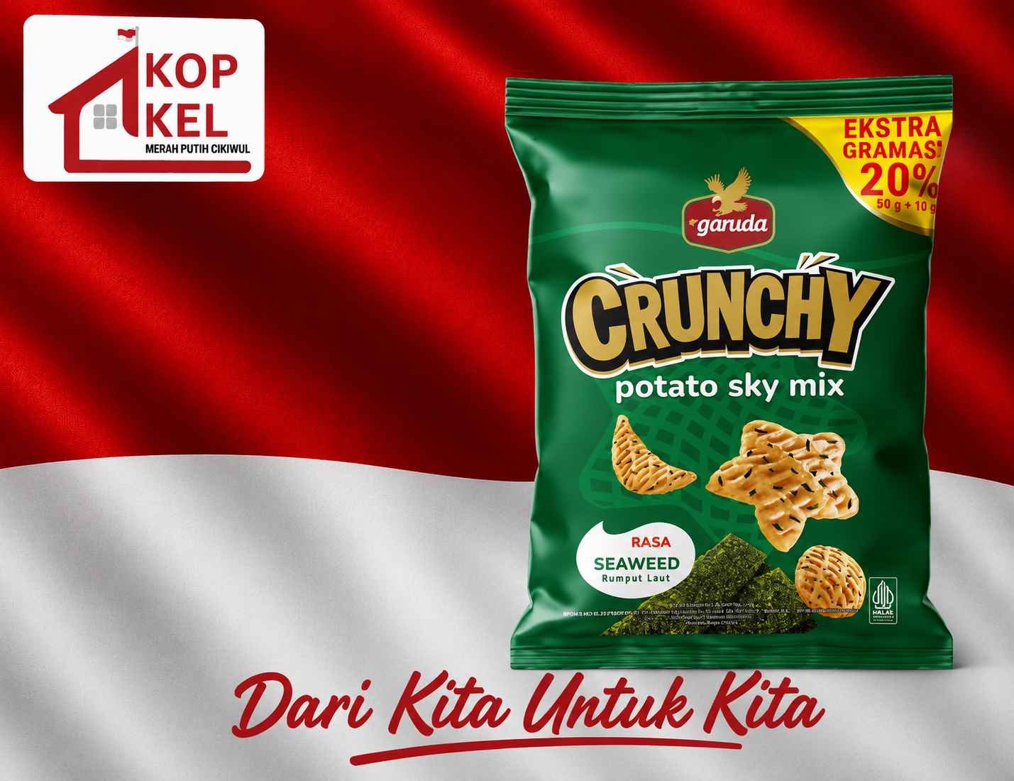 GARUDA CRUNCHY RASA RUMPUT LAUT 50G