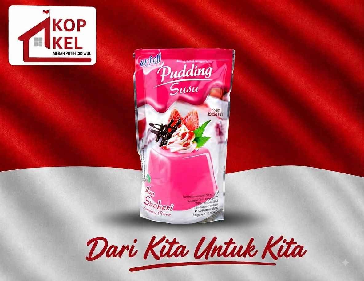 NUTRIJELL PUDING SUSU RASA STRAWBERRY
