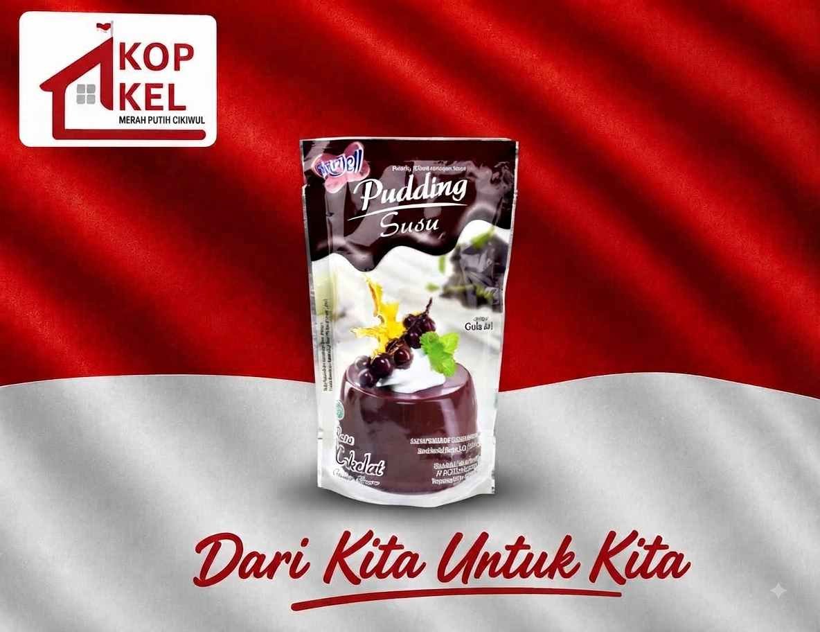 PUDING SUSU RASA COKLAT