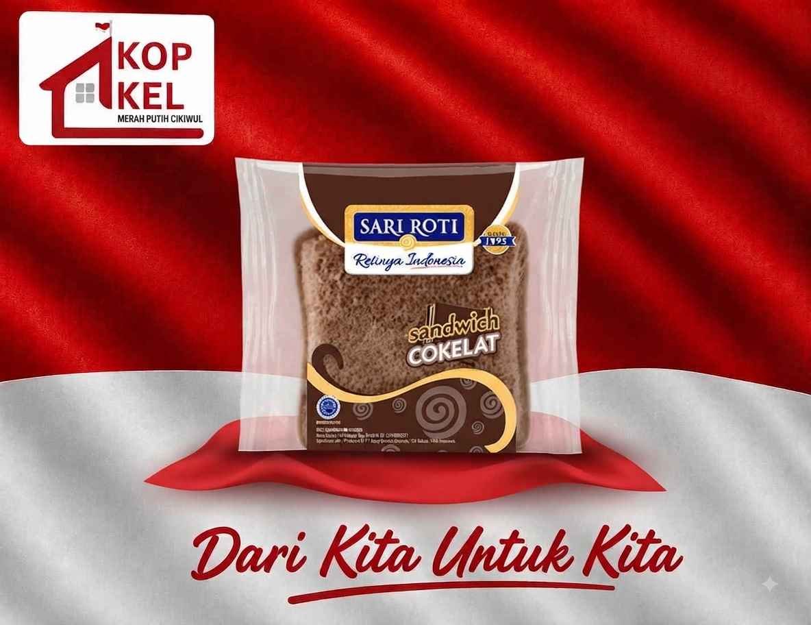 SARI ROTI SANDWICH COKELAT