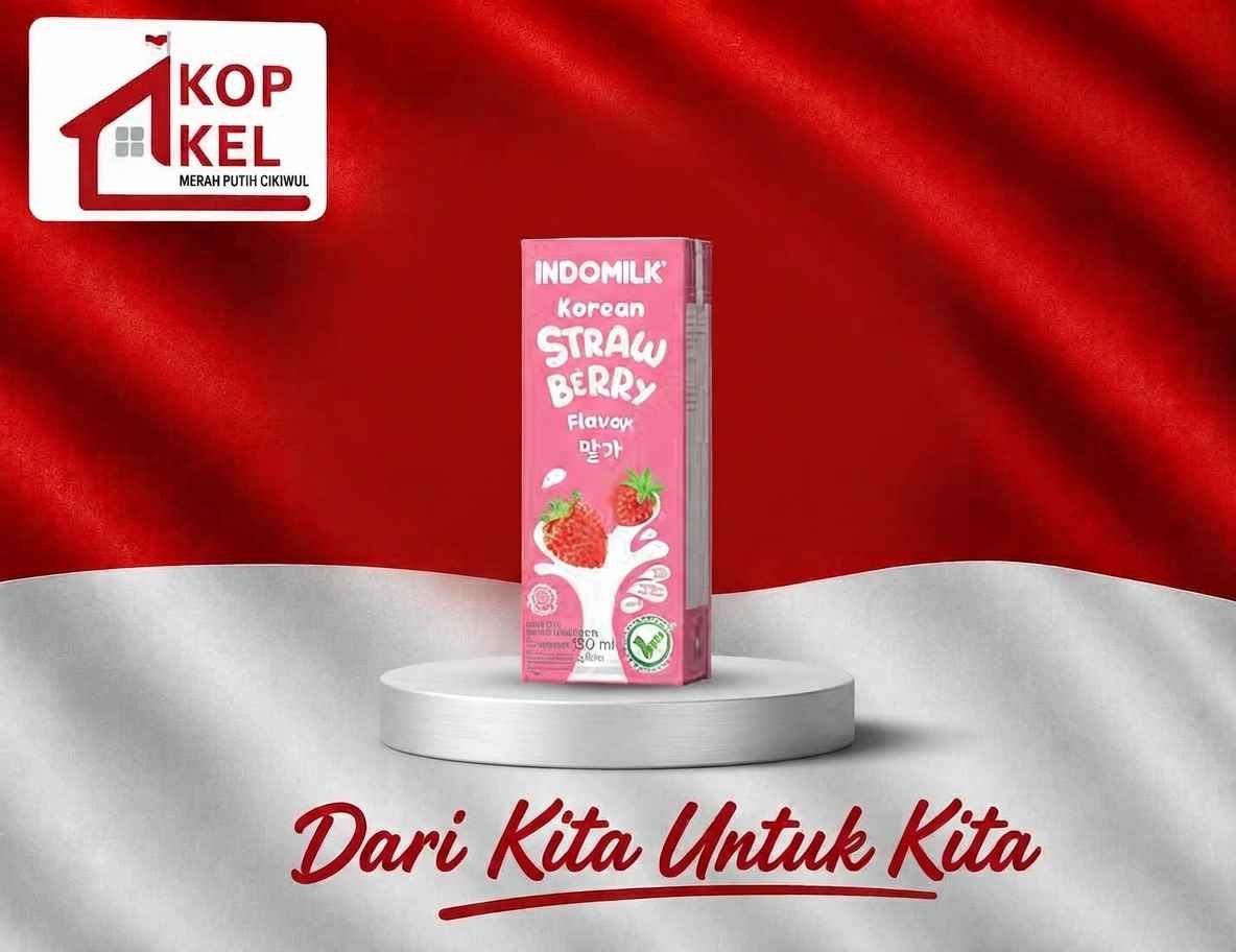 SUSU UHT INDOMILK KOREAN STRAWBERY 180ML