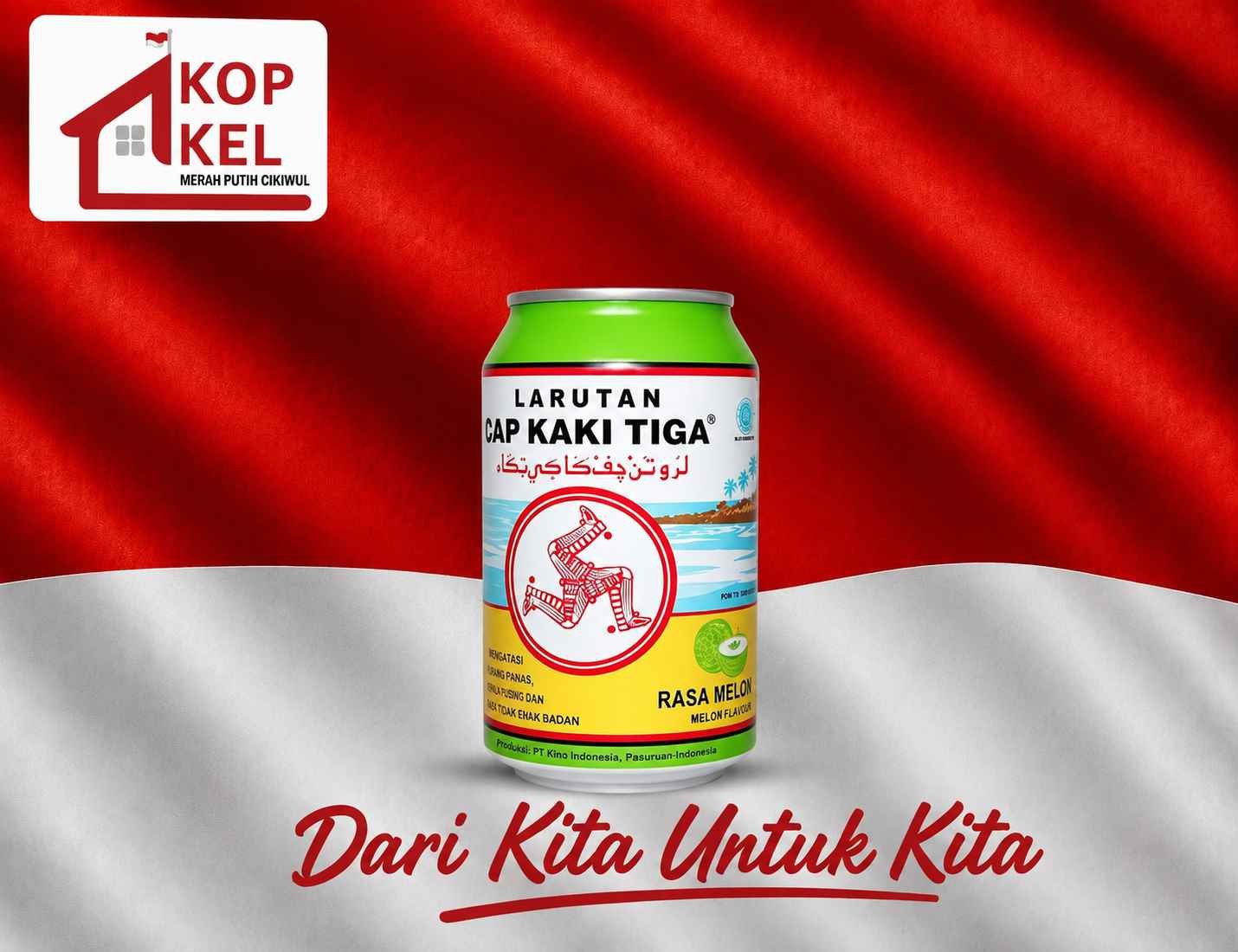 CAP KAKI TIGA MELON 320ML