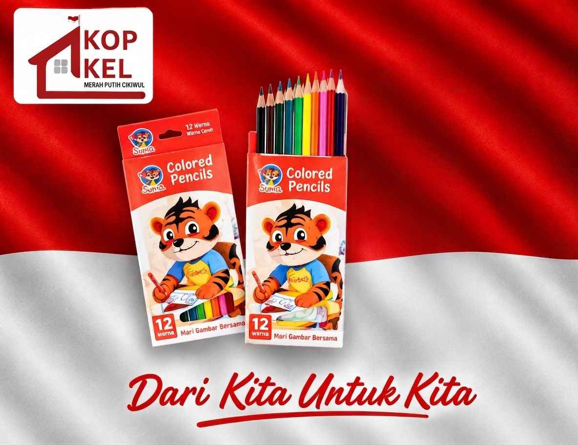SUMA PENSIL WARNA 12PCS
