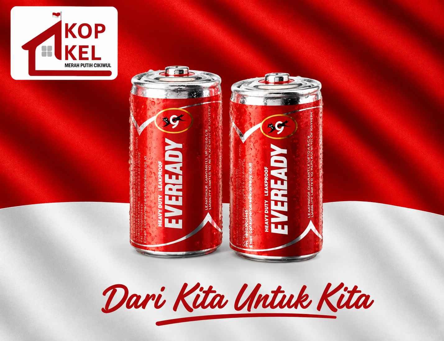 BATRE EVEREADY MERAH BESAR