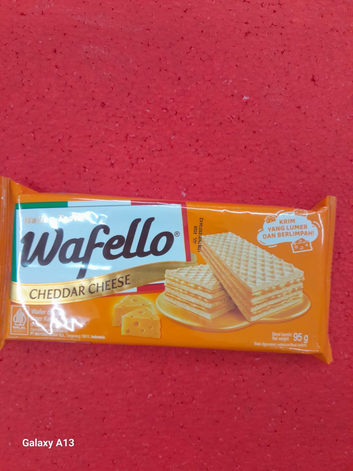 WAFELLO-CHEDDAR CHESE-95 g