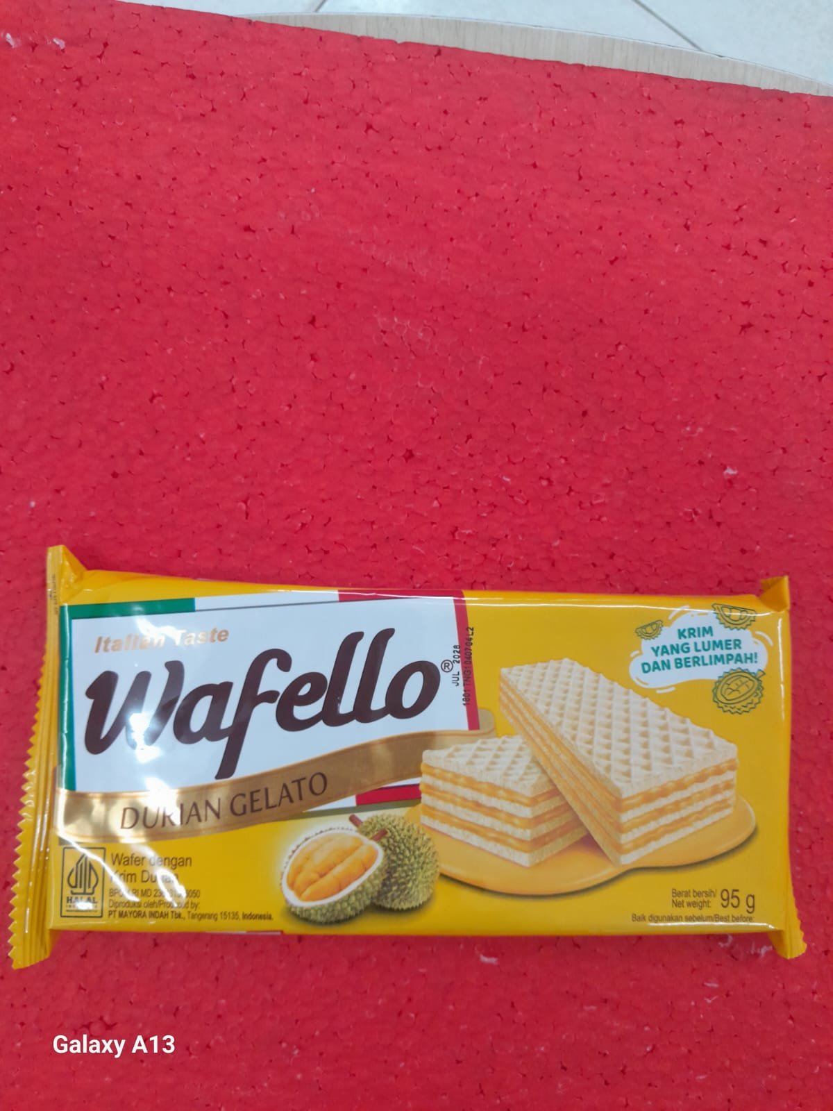 WAFELLO-DURIAN GELATO-95 g