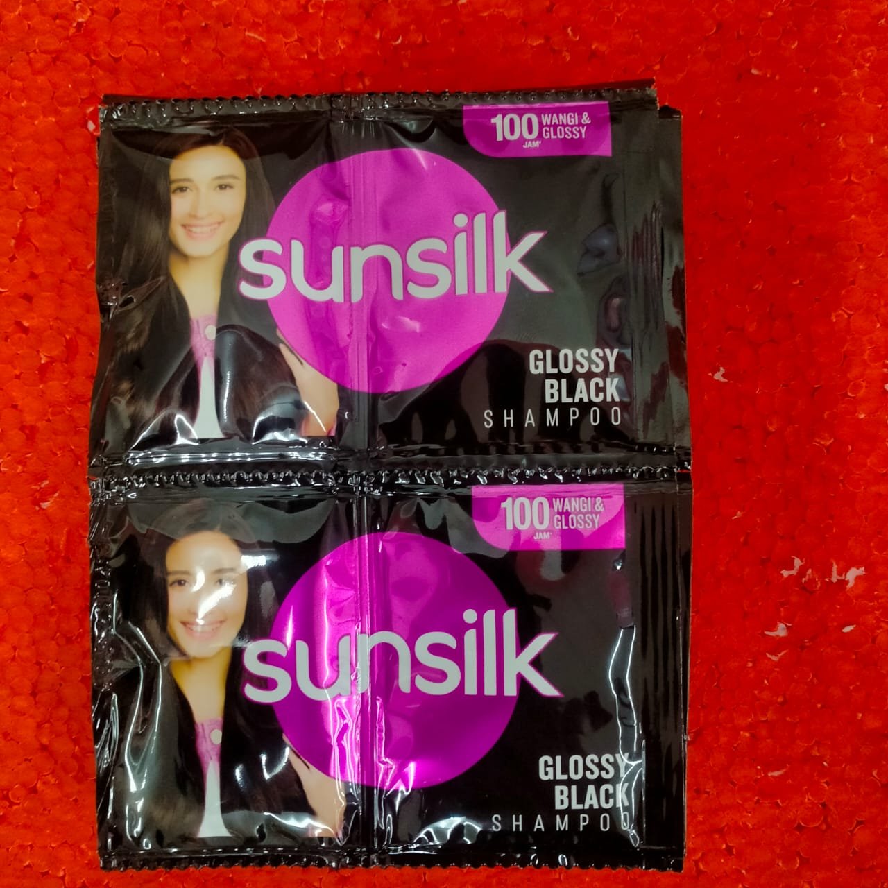 SHAMPO SUNSILK GLOSSY BLACK-10g